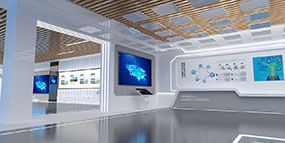科技展廳裝修-企業展廳設計-合肥展廳設計裝修公司-卓創家裝案例