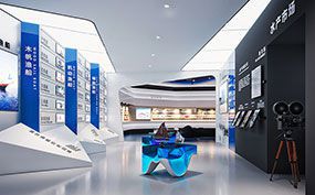 展廳裝修，合肥展廳裝修公司，展廳設計-卓創家裝案例