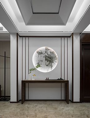 合肥裝修公司詳細介紹中式簡約客廳隔斷要怎么裝修設計