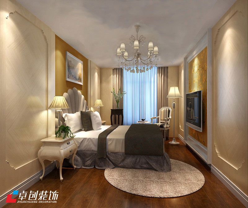 文一名門(mén)御府90㎡后歐式風(fēng)格裝修設(shè)計(jì)餐廳效果圖，合肥裝修公司，合肥裝飾公司